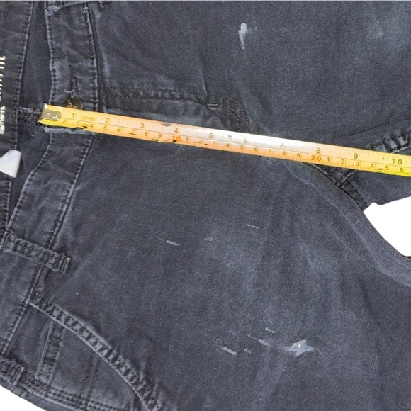 Carhartt Slim Fit Black Denim Women’s 5 Pocket Hammer Loop Work Jeans Distressed - Picture 9 of 12